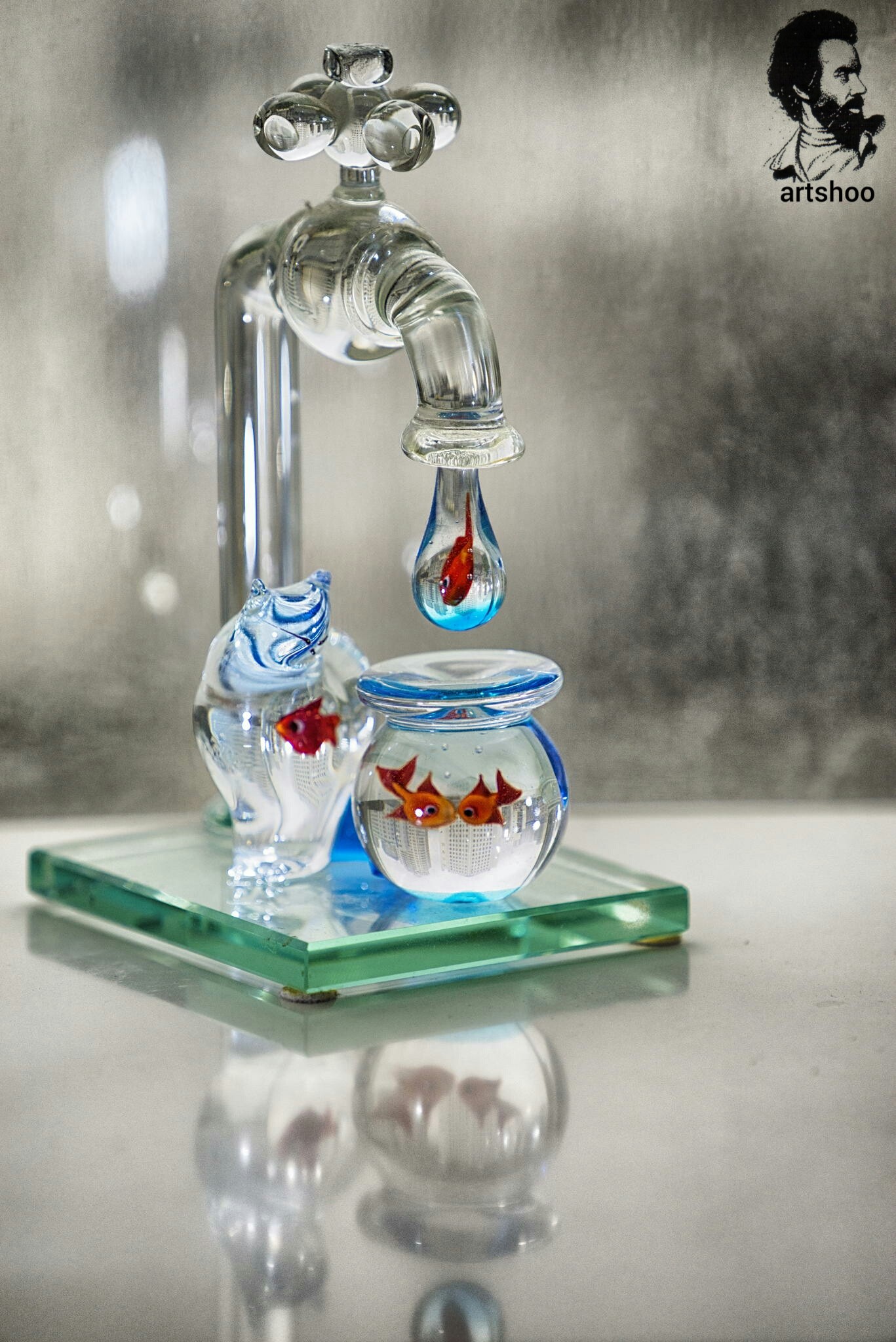 نقاشی رنگ روغن آب اورژینال